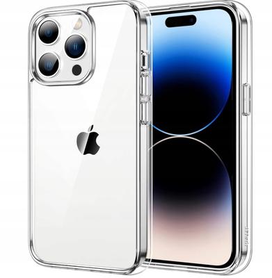 CLEAR SLIM CASE TRANSPARENT IPHONE 14 PRO + Glass