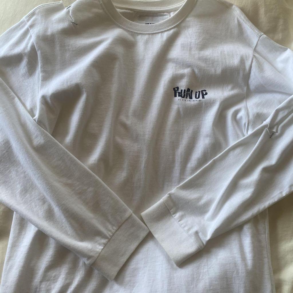 [USED] Extremely Rare TXT Yeonjun ul:kin Collaboration RUN UP Long Sleeve T-Shirt