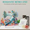 1Set Acrylic Special Shape Flower Sewing Machine Rhinestones Desktop Ornaments Diamond Painting Desktop Decors for Home Office