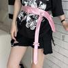 Multi-Use Satin Long Necktie Lace Narrow Long Scarf Korean Style Ribbon Bow Tie  Spicy Girl