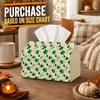 1pc Autumn Party Tissue Box,Nordic Botanical Nature,Multifunctional Tissue Holder,Oak Leaf Pinecone,Outdoor Picnic Party Supplies,Desktop Tissue Stora