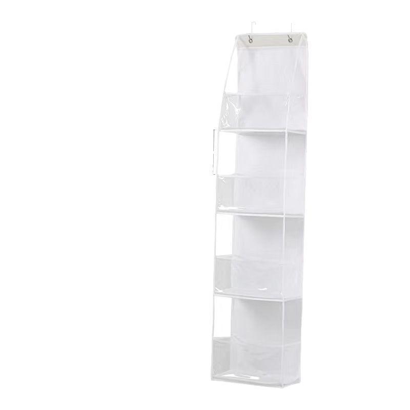 4 Grids Transparent Multi-Pocket Hanging Door Organizer