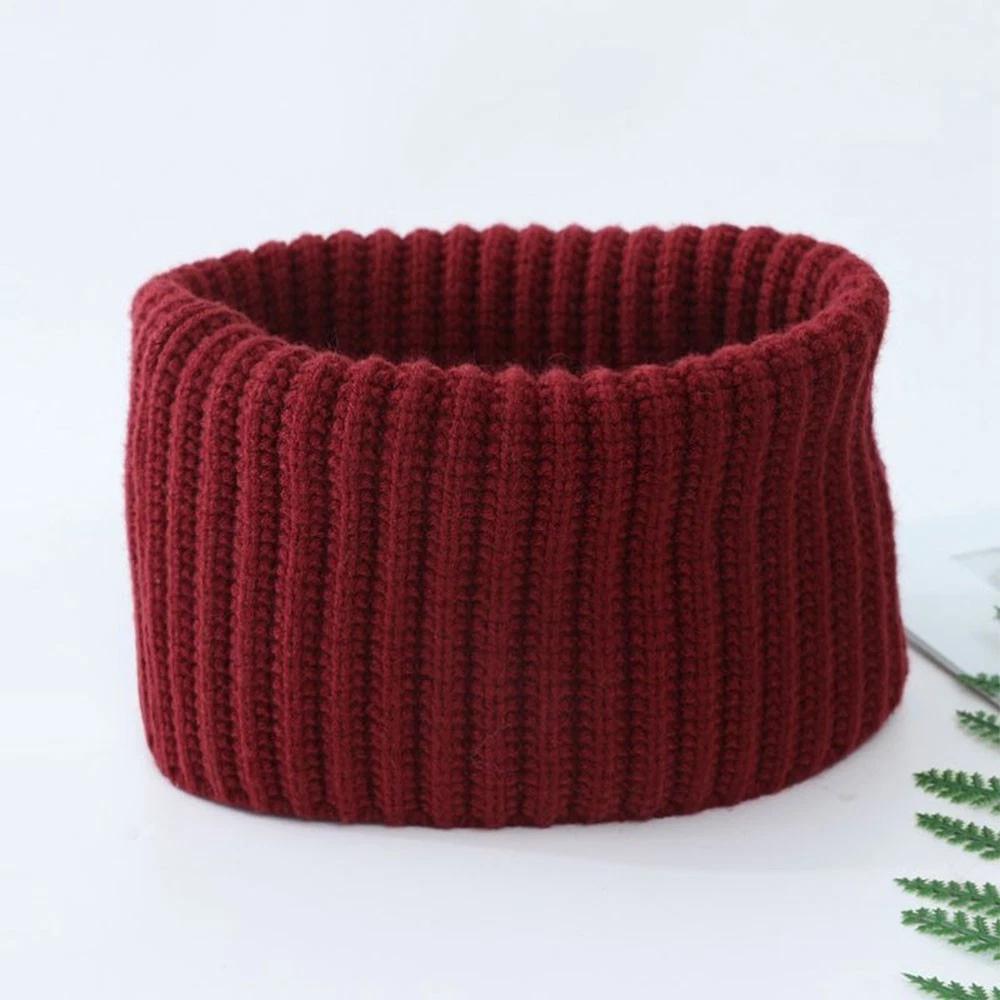 New Fashion Unisex Knitted Neck Scarf Solid Cashmer Winter Sport Scarves Outdoor Windproof Face Cover For Skiing Running Cycling