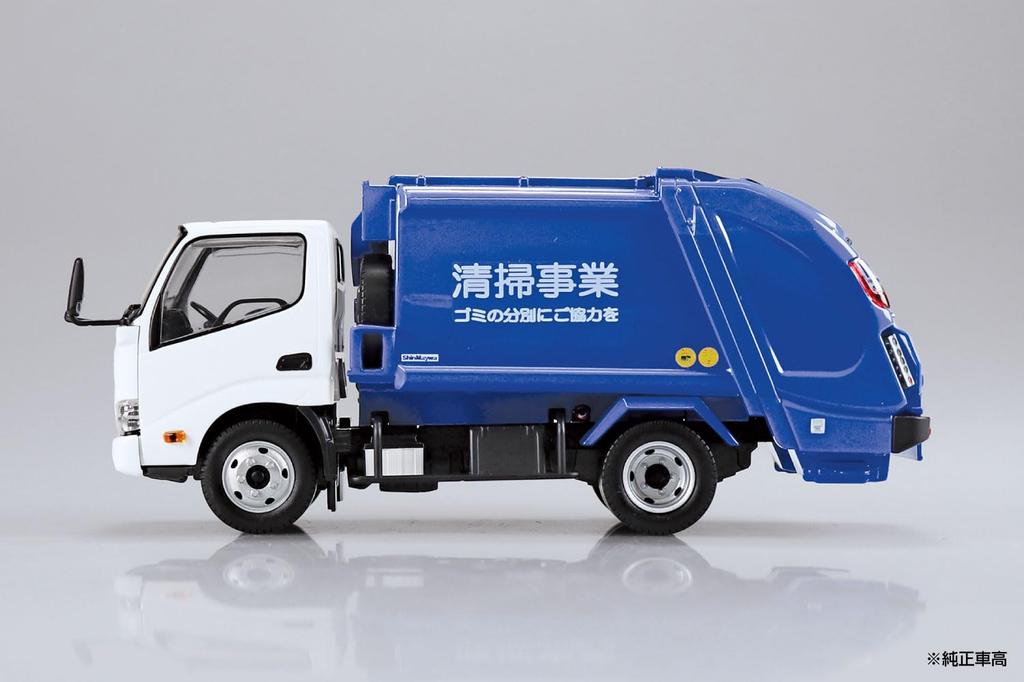 Aoshima Easy Plastic Model Snap Kit No.25-PK Hino Dutro Packer Truck 1/32 Scale Plastic Model