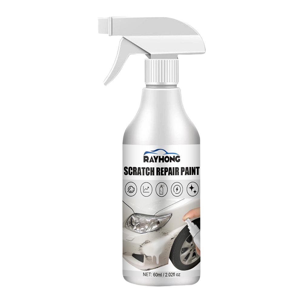 Scratch Repair Spray Black & White Portable Car Polishing Spray Multipurpose Scratch Repair Wax Scratch Remover Polishing Paint