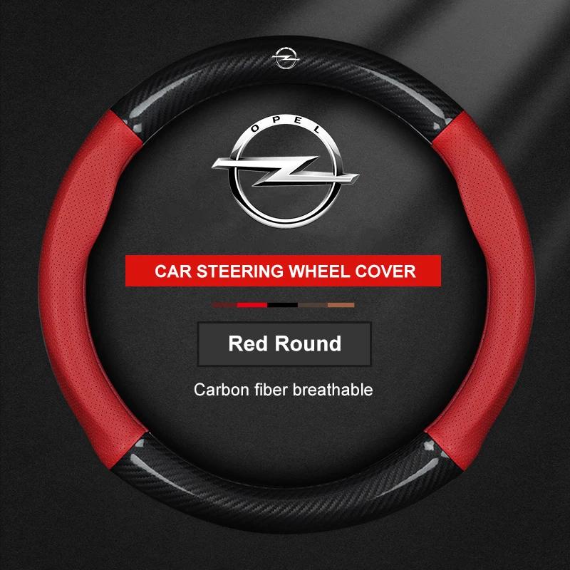 Чохол на кермо автомобіля для Opel OPCline Astra Corsa Grandland Insignia Mokka Vectra GTC Tigra Vivaro Zafira Авто Аксесуари