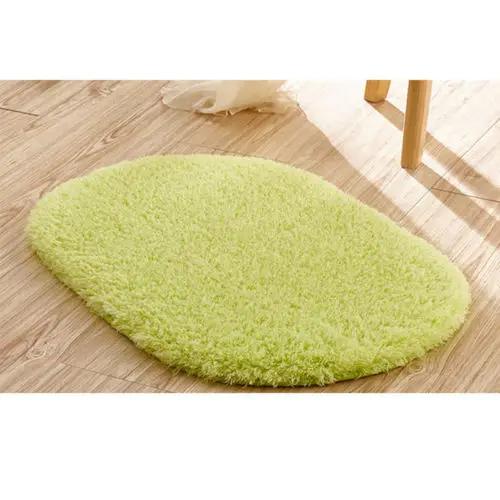 Antislip Badkamermatten Geheugenschuim Badkleed Ellipsvormige Matten Zachte Waterabsorberende Badmatten Toiletvloer Deuropening Kleed Dikke Tapijten