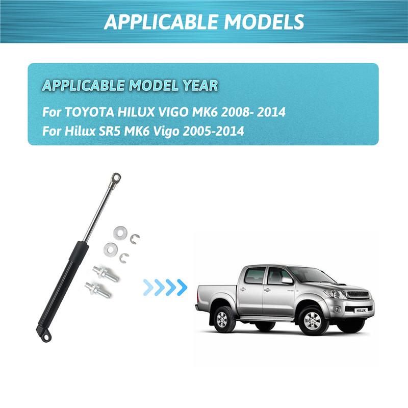 1Pcs For Toyota Hilux Vigo MK6 2008-2014 Car Tailgate Lift Support Struts Gas Spring Damper