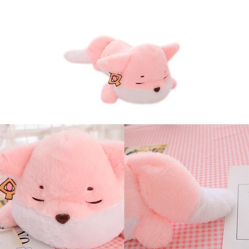 Genshin Lnazuma Impact Yae Miko Fox Pink Plush Toy Stuffed Doll Pillow Gift Xmas