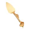 European Retro-style Zinc Alloy Exquisite Morning Glory Handle Western Tableware Home Cake Pizza Knife Shovel Bination