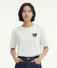 OKSTAR Bulldog Embroidered Patch Short Sleeve T-Shirt (Type A)