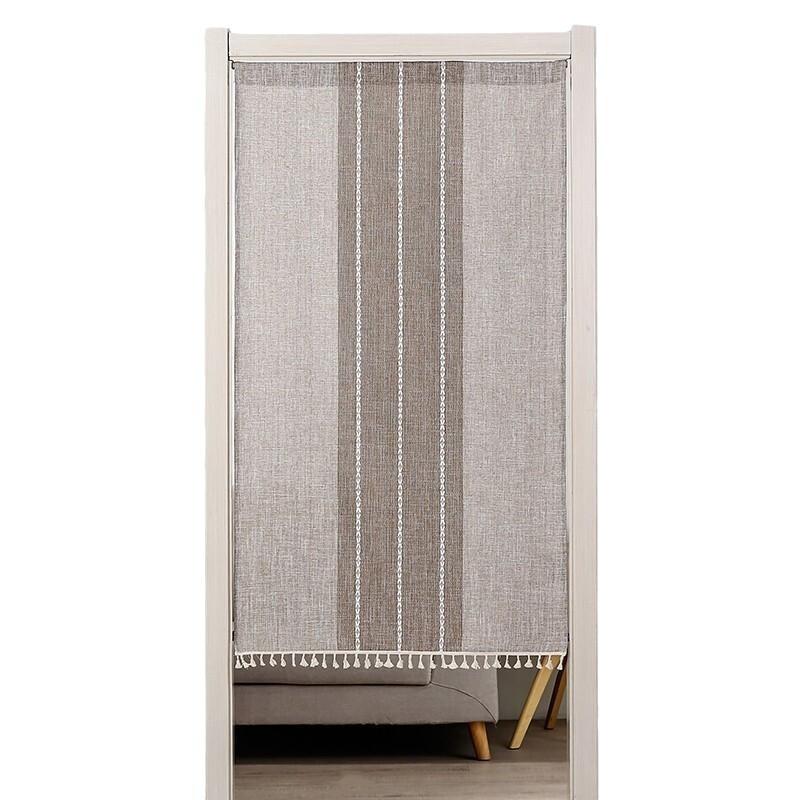 Japanese-Style Thickened Kitchen Cotton And Linen Door Curtain Fitting Room Blocking Curtain Japanese-Style Half Curtain Small Curtain