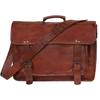 Genuine Vintage Big Leather Bag Men's Messenger Shoulder Laptop Bag Briefcase