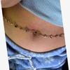 Eye Catching Colorful Crystal Neckpiece Adjustable Length Clavicle Chain Long Y-Shaped Neckchain for Fashion Ladies