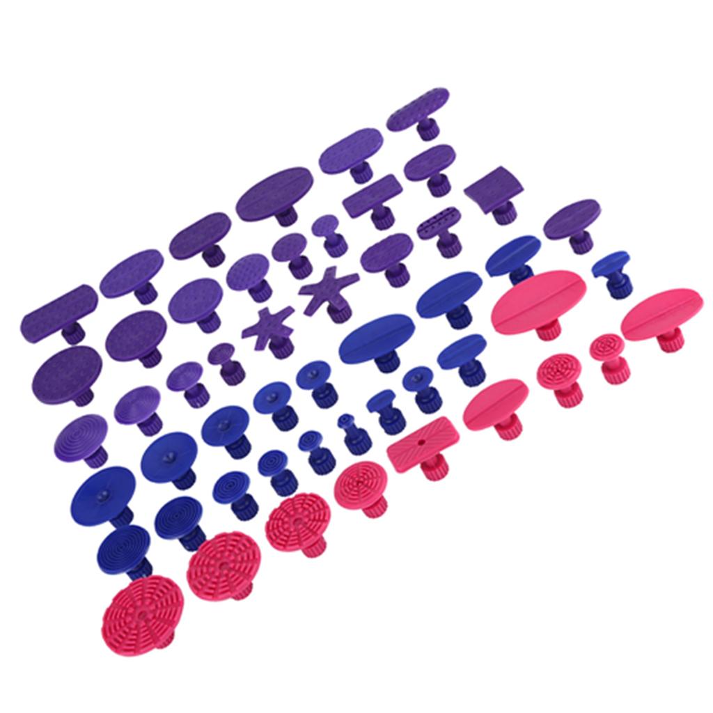 52Pcs Car Auto Body Dents Removal Pulling Tabs Paintless Dent Repair Tools