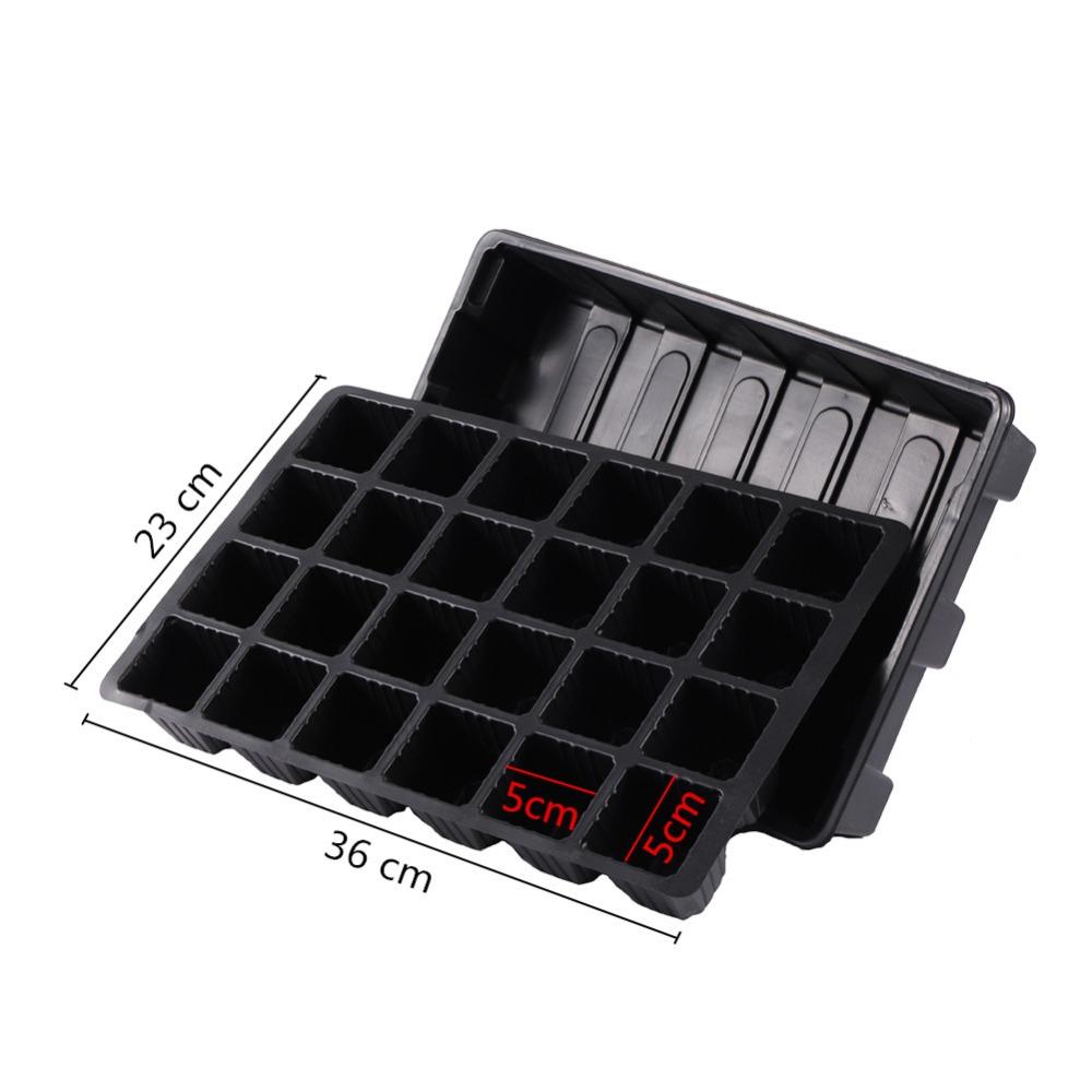 24-hole Seedling Tray Wheatgrass Germination Tray Plant Germination Pot Garden Planting Tools Vegetable Planting Tray Pot