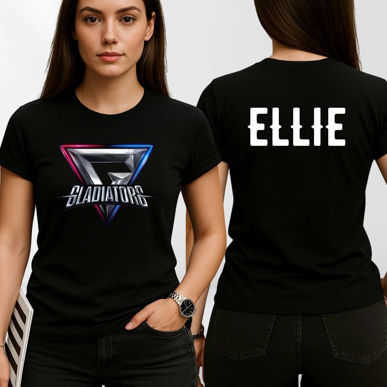 Personalised Gladiators Adult Kids T-Shirt Gaming Team Gamer 90 s TV Show Xmas S