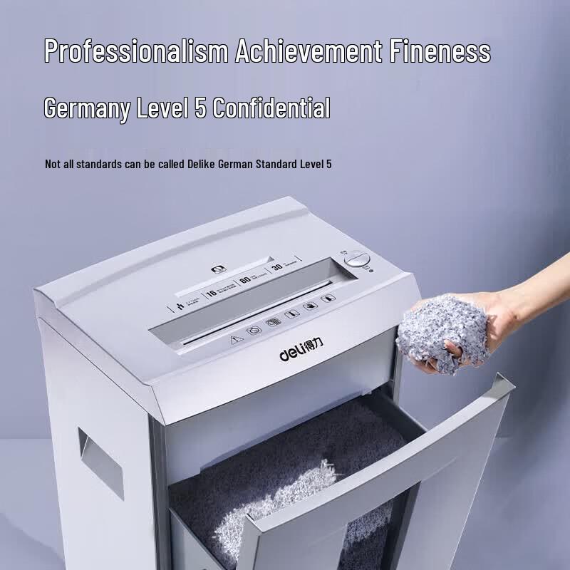 Deli 9906 Commercial Paper Shredder CN Plug (adapter Included)