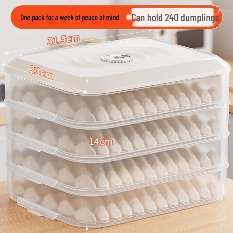 Four-Layer Food-Grade Dumpling Freezer Box