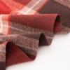 Red and Green Check Scarf for Women, Winter, High-end Feel, Warm, Versatile, with Flowing Tassels, Shawl-style.