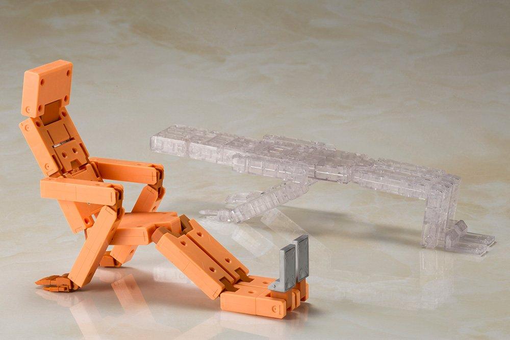 Frame Arms Girl Charge-kun HRESVELGR & CLEAR COLOR Ver. Approximately 180mm tall non-scale plastic model