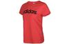 Adidas Set in Sleeve T Shirt Women's Bright Pink Red Fluorescent DU2083