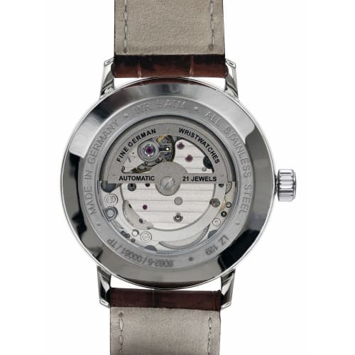 Zeppelin Lz129 Hindenburg Men's Analog Automatic Watch with Genuine Leather Case, Model 8062-5