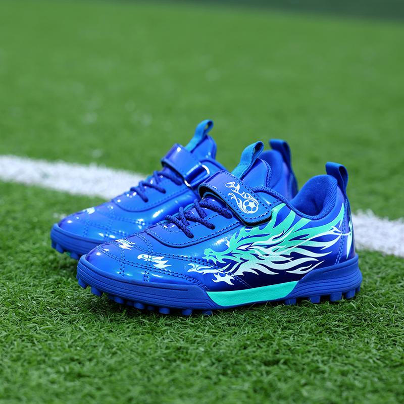 31-39 Children Football Shoes Youth Short Spike Rotating Button Football Shoes Training Boys Kids Football Boots