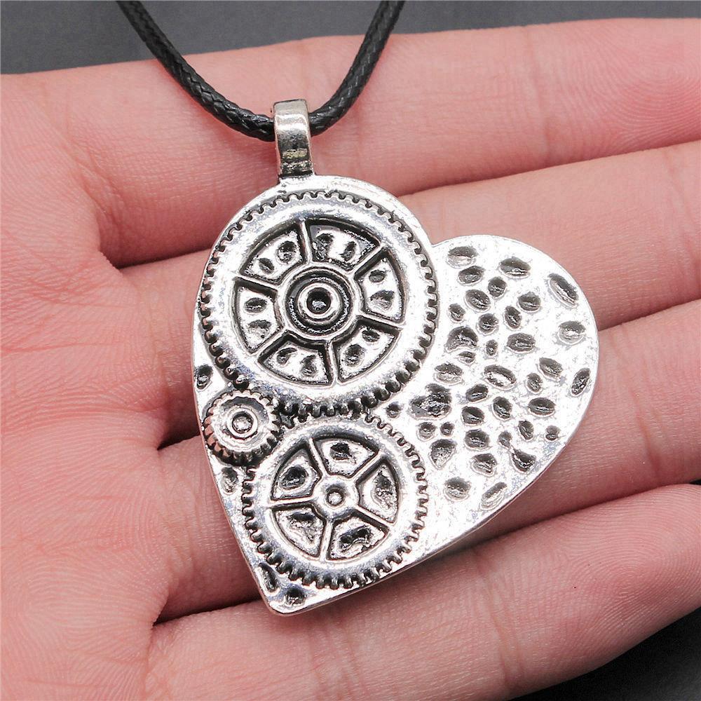 Love Heart Angel Peace Dove Pendant Antique Bronze Metal Bridesmaid Choker Necklace New Arrival Gift