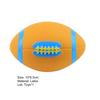 Dog Bite Toy Rugby Shape Cleaning Tooth Soft Latex Toy Puppy Chewing Ball Toy Dog Toy