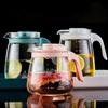 Summer Large Capacity Refrigerator Tea Kettle Tea Separation Cold Kettle Glass High Temperature Flower Teapot Brewing Tea