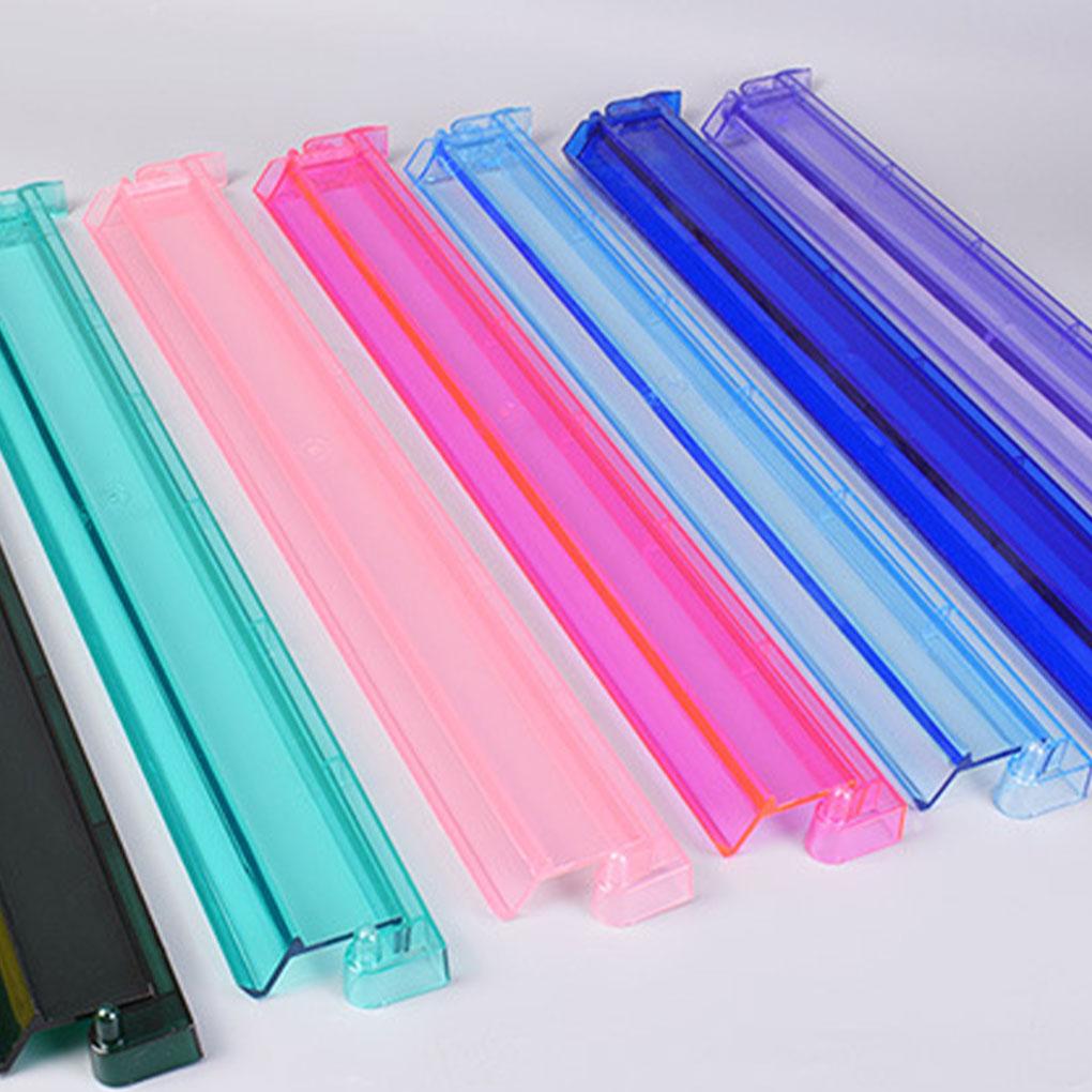 4pcs Transparent Acrylic American Mahjong Racks Pushers Set Western Mahjong Accessories Mah Jong
