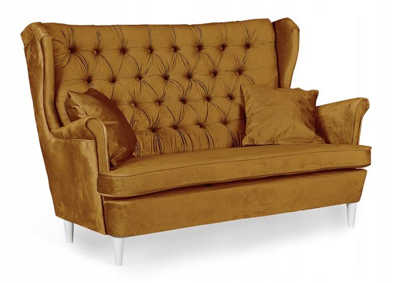 Lounge Set of Furniture Wingback Gaja Sofa Armchairs Pouffes Family Meble Set