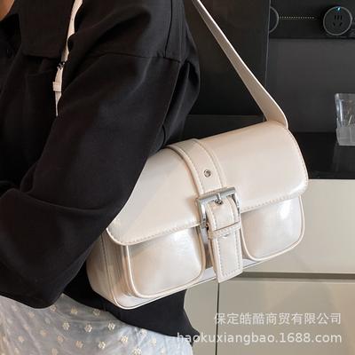 This Year's Popular Bags Women's 2025 New Fashion High-end Single Shoulder Underarm Bag Texture Messenger Small Square Bag