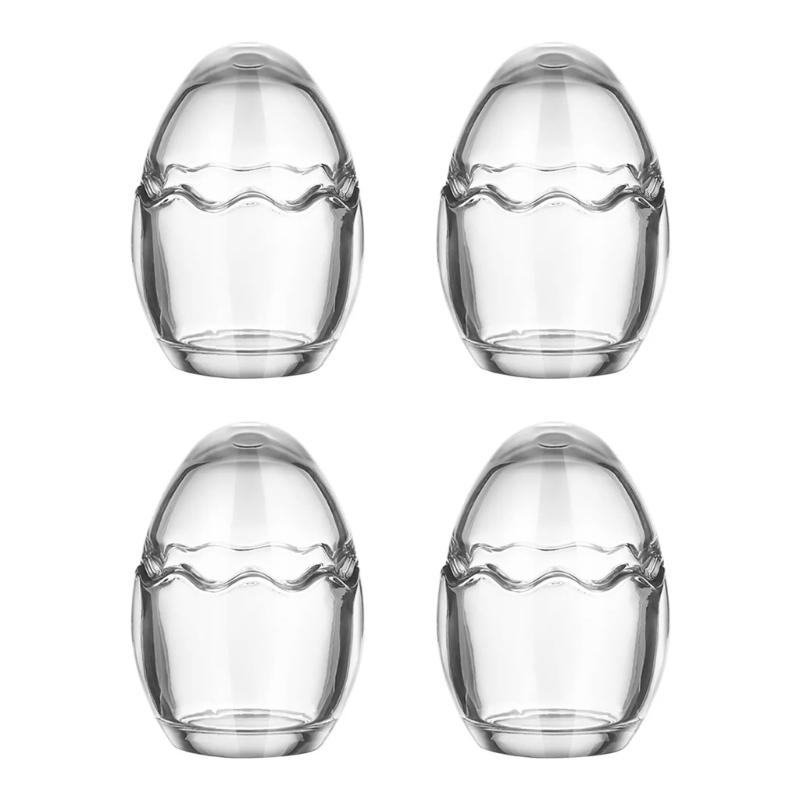

Decorative Jar Clear Glass Dessert Cups Scented Candle Holder Storage Organizers for Chocolate Candy small