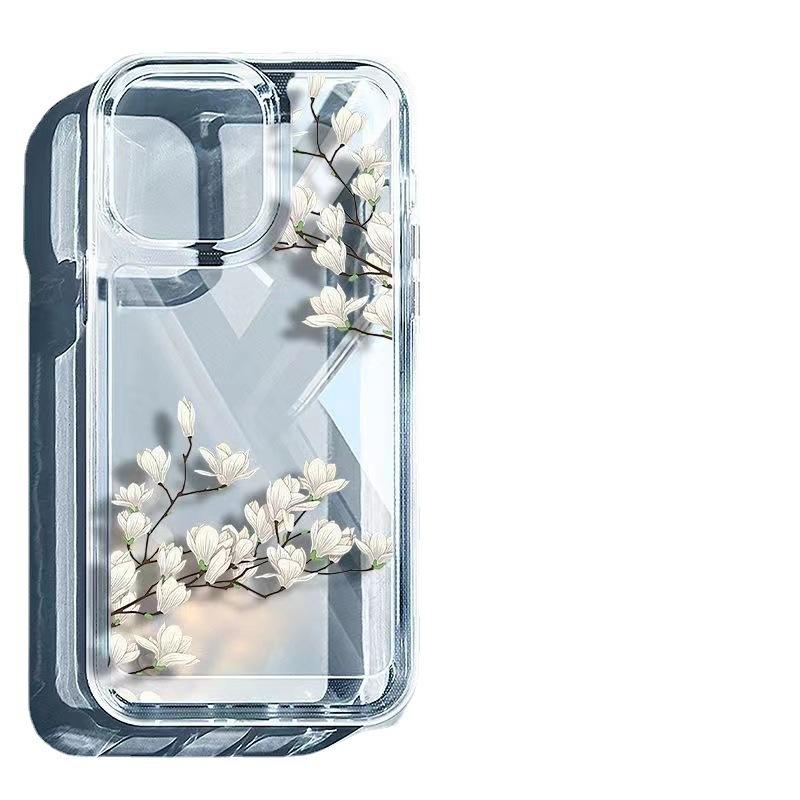 

Магнолия Подходит для 14 Apple Space Shell IPhone16promax15/13 Расписной Защитный Чехол для Мобильного Телефона Apple 11promax