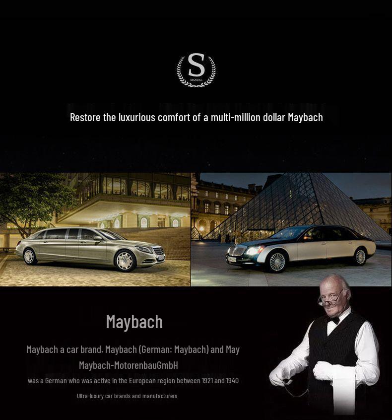 Maybach Tesla Car Headrest: DuPont Bio Neck Support Pillow