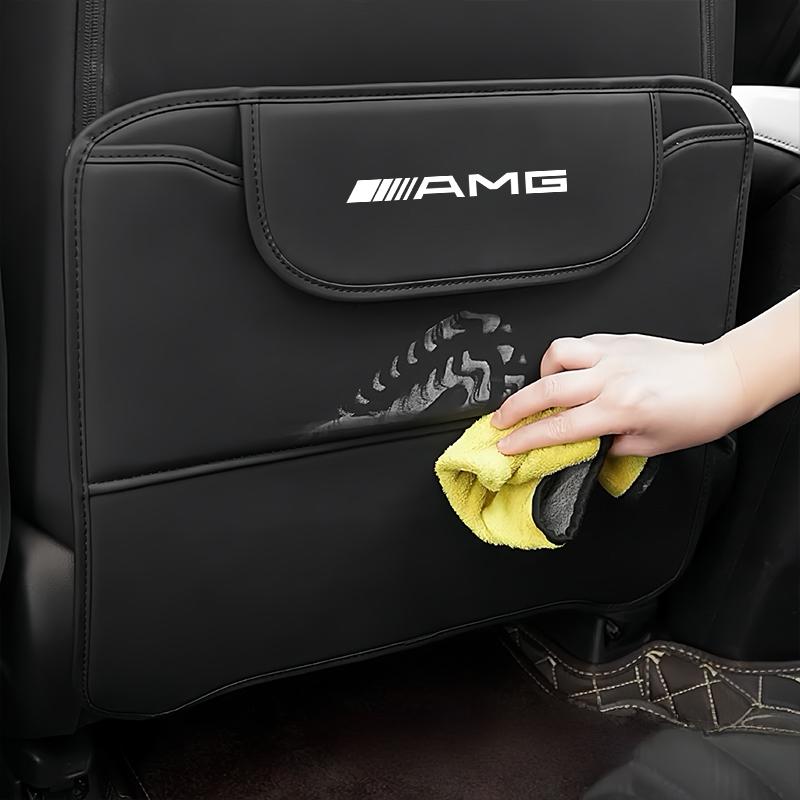 JBCR1 Leather Car Seat Protector Kids Anti-kick Pad Storage Bag For Mercedes Benz AMG GLC W203 W206 W220 W205 W211 W212 W201 W210 W108