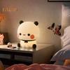 Cartoon Panda Night Light LED Lamp Touch Control Dimmable Soft Lighting Flicker Free Novelty Animal Touch Night Lamp