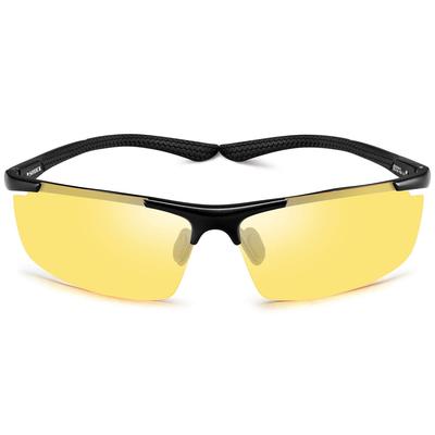 Night Driving Sunglasses for UV Night Polarized Rainy Gift 1188 [SOXICK] Men, Protection, Use, Yellow, Lenses, Weather, Unisex,