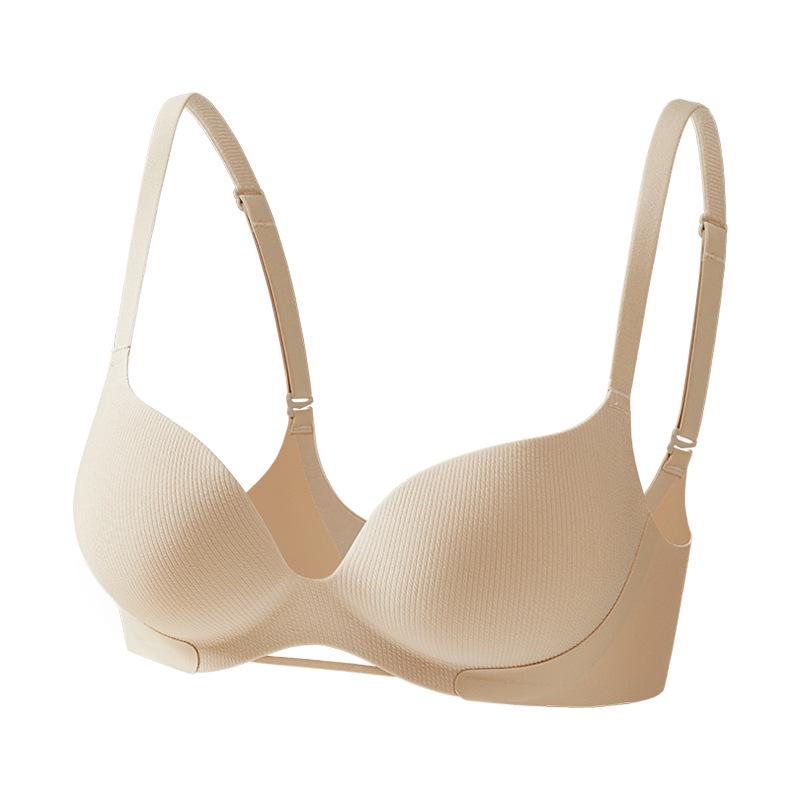 Women's Seamless Push-Up Bra: Enhances Bust, Supportive with Breathable Molded AB Cups