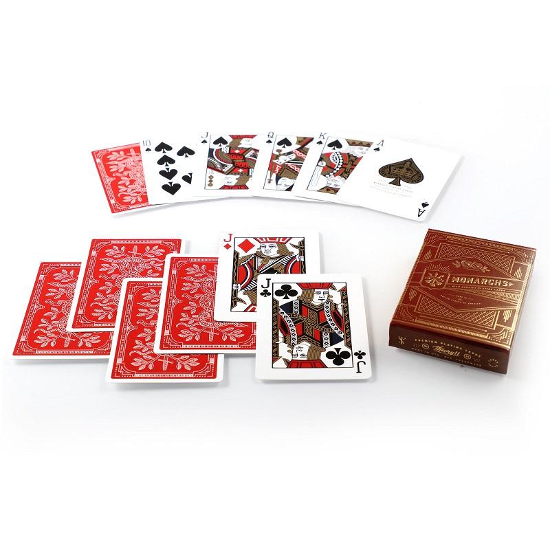 Theory11 Red Monarch Playing Cards USPCC Bicycle Monarchs Deck Card Games Magic Tricks