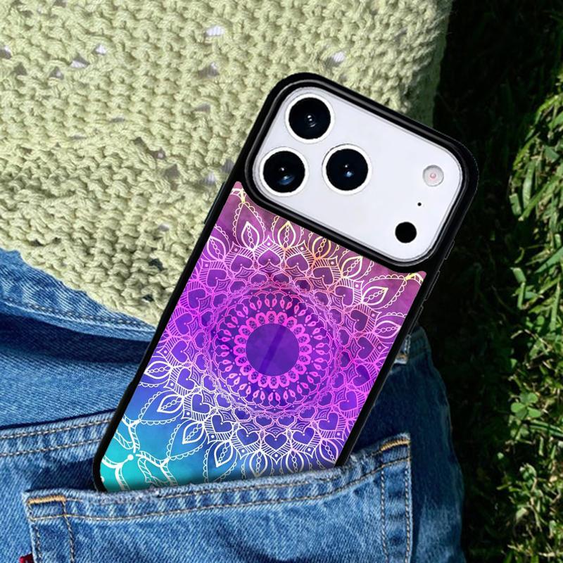 Abstract Mandala Phone Case Cover for IPhone 11 12 13 14 15 16e 17 Pro Max Coque for IPhone 17 Air