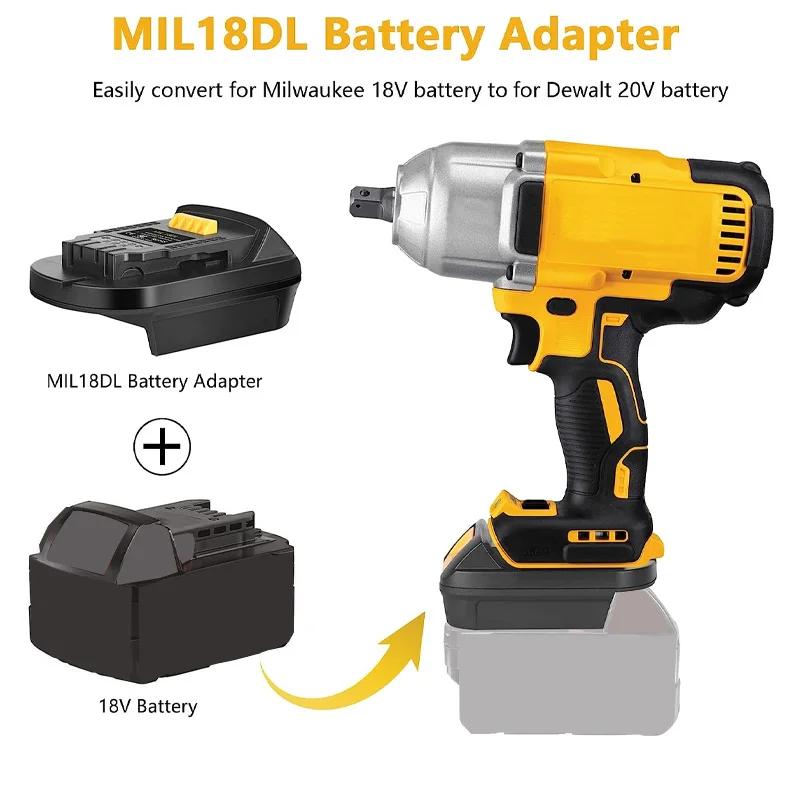 Battery Converter Adapter For Milwaukee/Dewalt/Makita/Bosch 18V 20V Li-ion Battery Power Tool Adapter Conversion Tool