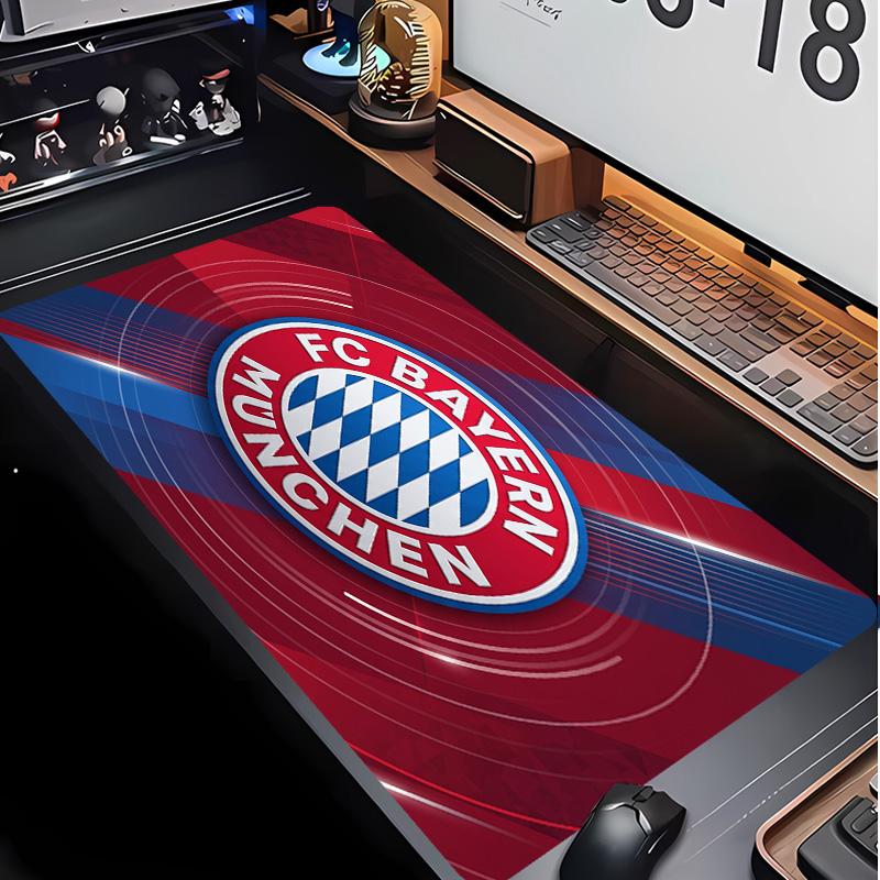 Tappetino per Mouse con Motivo Calcio Bayern Monaco No?Tappetino Mouse da Gioco Antiscivolo con Base in Gomma per Scrivania Ufficio Casa
