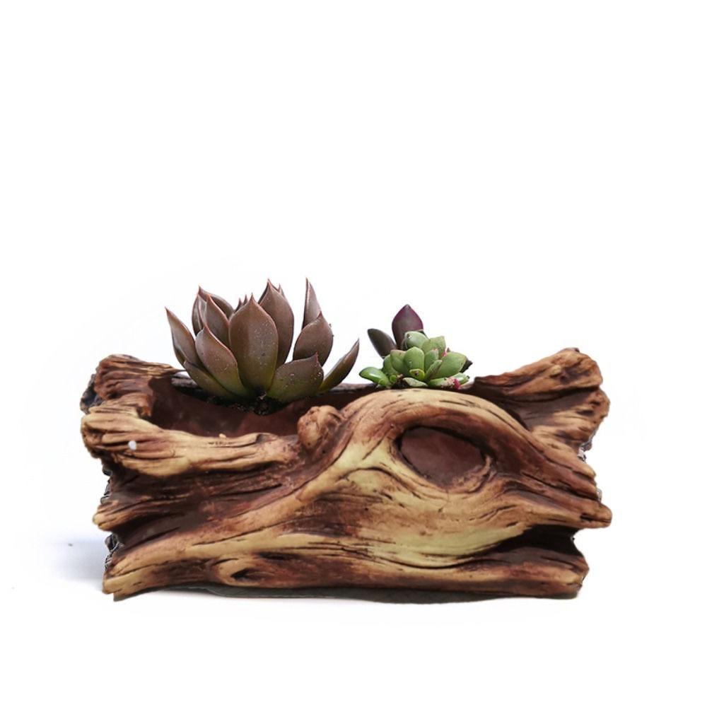 Cement Imitation Garden Supplies Stump Tree Root Indoor Bonsai Flower Pots Flower Pot Planters B4