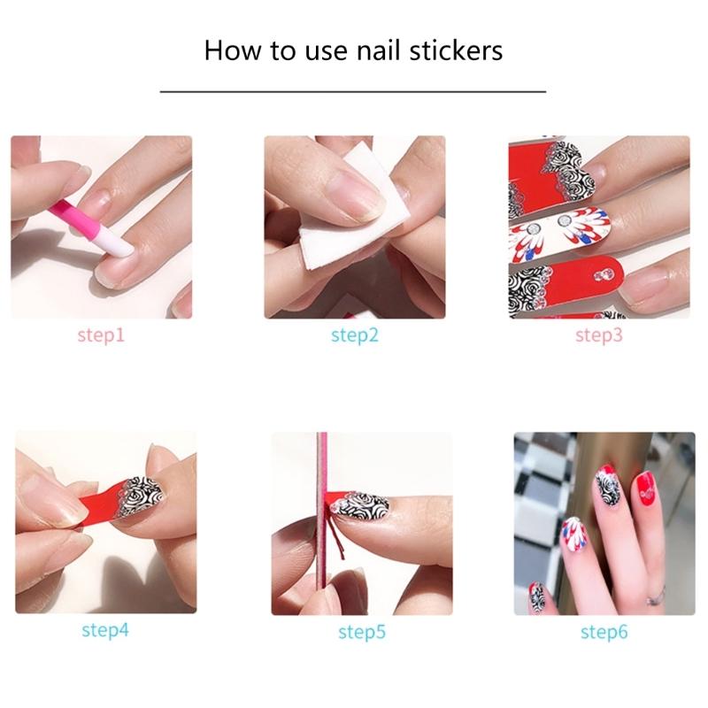 14 Pezzi Wrap per Unghie Strisce per Unghie da Donna Adesivo per Unghie Adesivo Gel per Unghie Adesivo Manicure per Unghie delle Dita