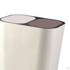 18L Trash Can Household Garbage Bin Rubbish Storage Bucket Office Wastebasket for Bedroom, Rvs,