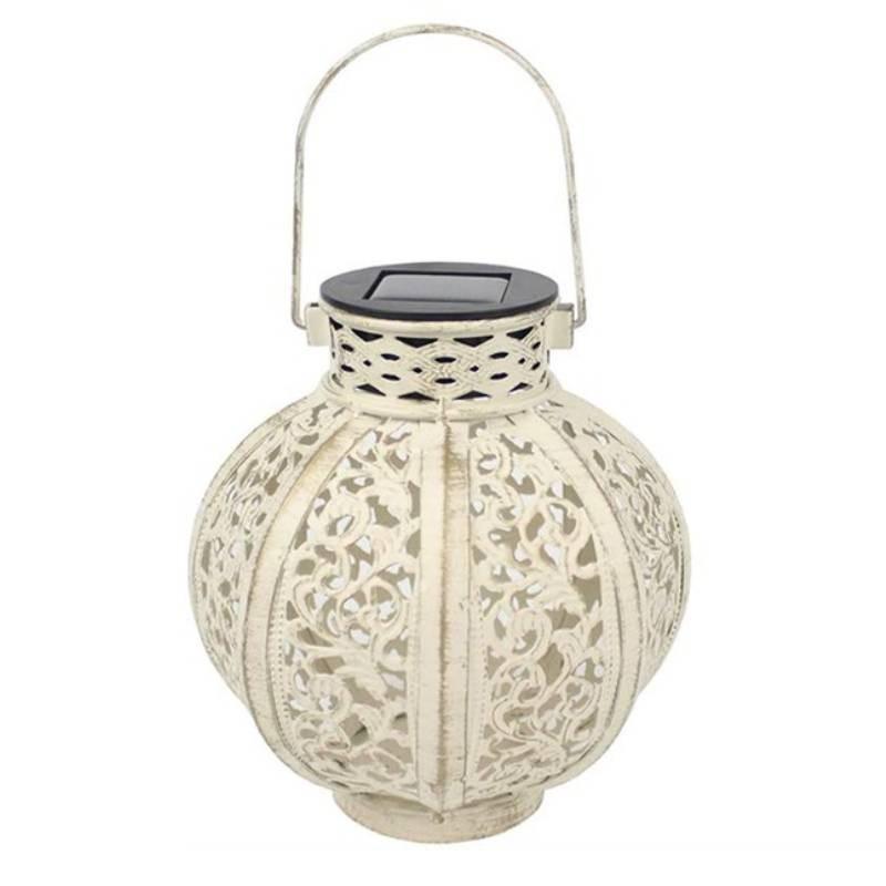 

Solar Hanging Lights Outdoor Retro Iron Led Lantern Garden Patio Decor Gift Lamp