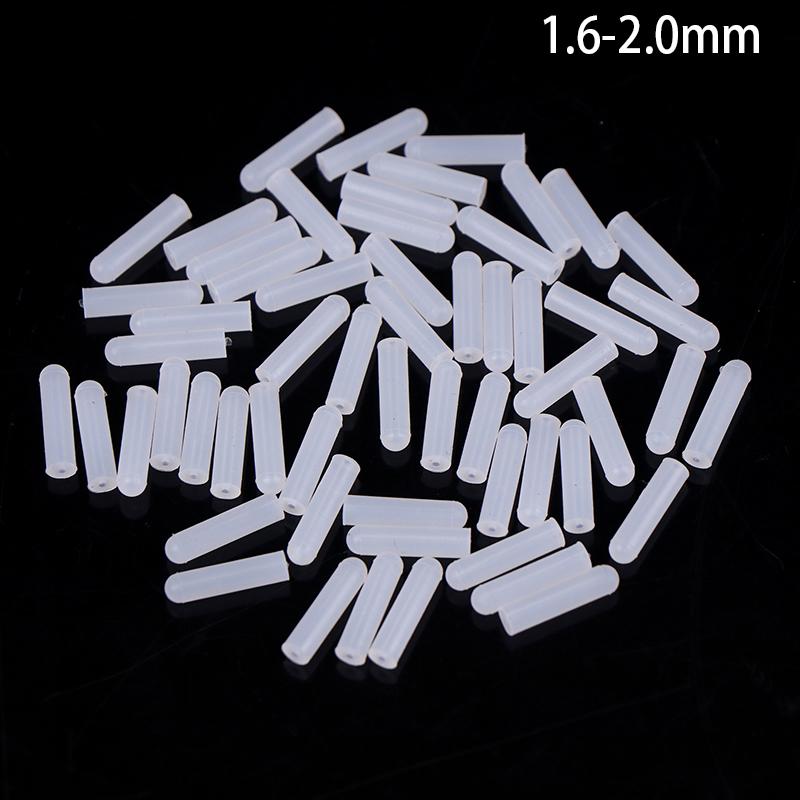 50pcs Dispensing Needle Protective Cover Silicone Needle Protective Cover Electronic Accessories Syringe Needle Silicone Cap